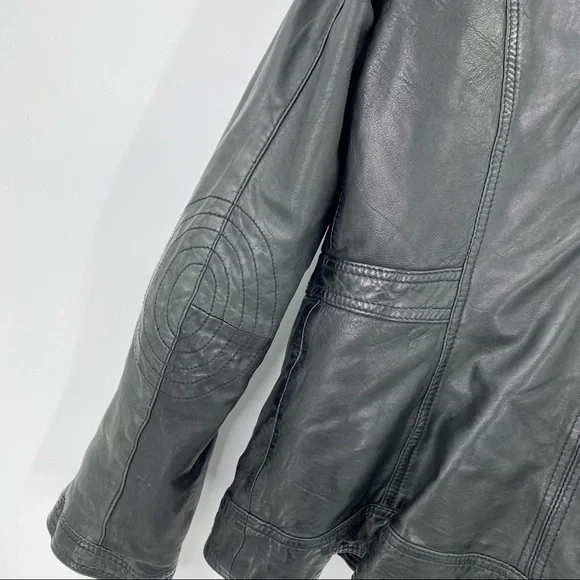 Danier Black Leather Removable Double-Lined Jacket - Size S - Picture 7 of 11